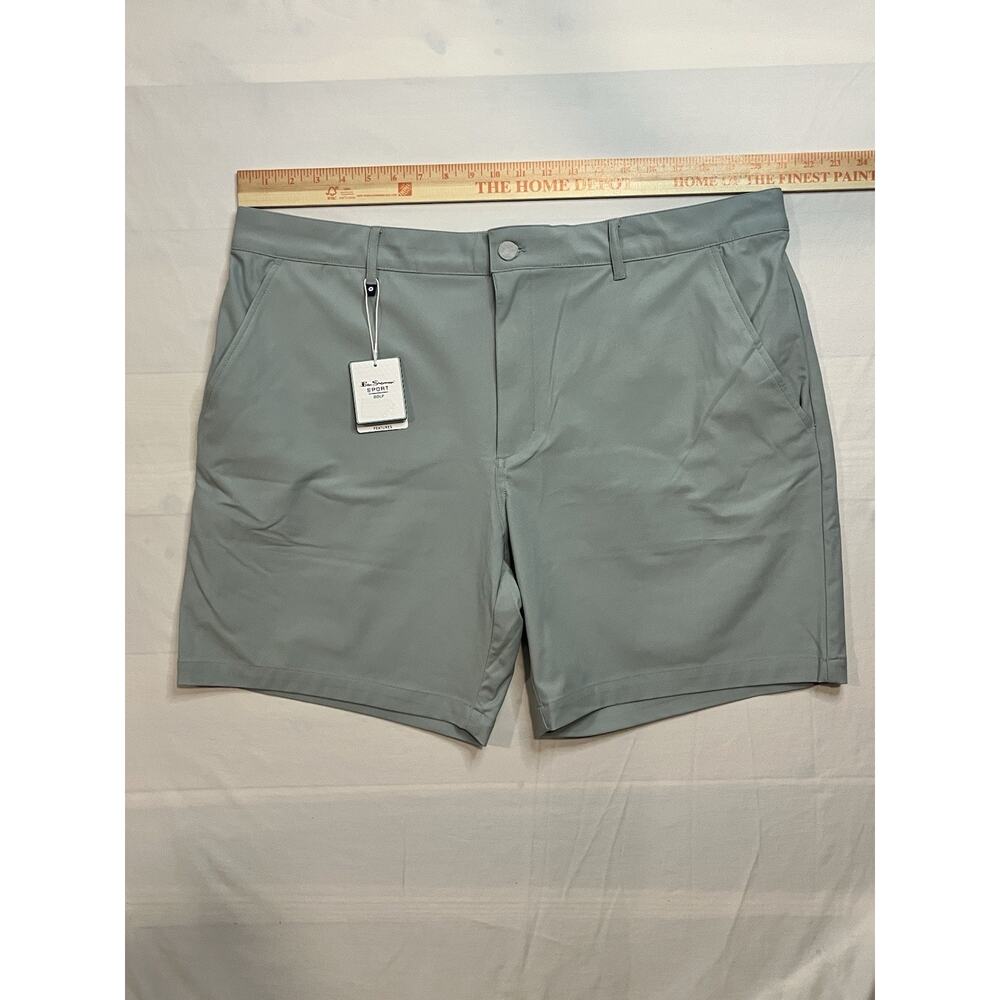 NWT Ben Sherman Sport Golf Shorts Mens Size 42 Gray Performance Stretch